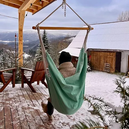 Przysiółek Flądrówka - Dom Na Odludziu Z Widokiem Na Gorce I Tatry Szczawa