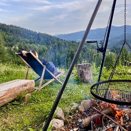 Przysiółek Flądrówka - Dom Na Odludziu Z Widokiem Na Gorce I Tatry Szczawa